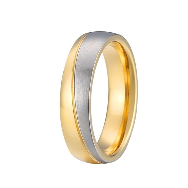 fashion bicolor stainless steel ring wedding bands gift for boyfriend anel jewelry, Slivery;golden
fashion bicolor stainless steel ring wedding bands gift for boyfriend anel jewelry, Slivery;golden