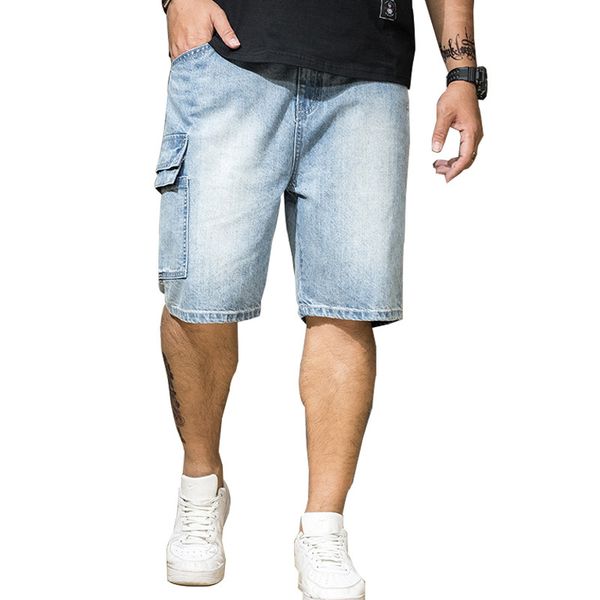 idopy men casual cargo short jeans with pocket baggy loose fit denim shorts for big and tall jeans plus size -7xl, Blue
idopy men casual cargo short jeans with pocket baggy loose fit denim shorts for big and tall jeans plus size -7xl, Blue