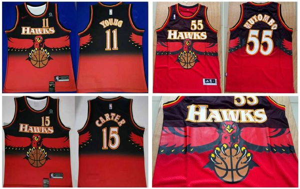 new vintage atlanta hawks 11trae young 15 vince carter vancouver 55 dikembe mutombo retro red stitched basketball jerseys, Black;red
new vintage atlanta hawks 11trae young 15 vince carter vancouver 55 dikembe mutombo retro red stitched basketball jerseys, Black;red
