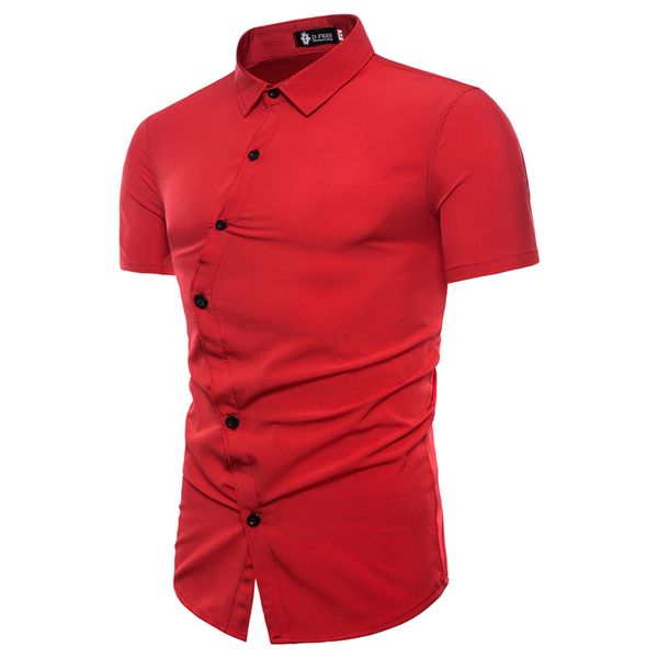 2018 лето мужчины с коротким рукавом рубашки моды личности косой кнопка нерегулярное платье рубашка мужчина социального slim fit рубашки tux, White;black
2018 лето мужчины с коротким рукавом рубашки моды личности косой кнопка нерегулярное платье рубашка мужчина социального slim fit рубашки tux, White;black