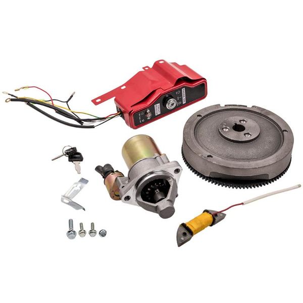 electric start kit flywheel starter motor ingnition for gx340 11hp gx390 
electric start kit flywheel starter motor ingnition for gx340 11hp gx390