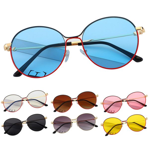 women men round sunglasses metal frame mirror sunglass brand designer eyewears retro females male clear lens sun glasses w5, White;black
women men round sunglasses metal frame mirror sunglass brand designer eyewears retro females male clear lens sun glasses w5, White;black