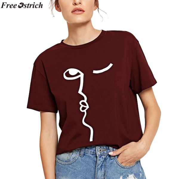 fostrich women's print o-neck white t-shirt fashion ladies comfortable casual simple short-sleeved t-shirt plus size
fostrich women's print o-neck white t-shirt fashion ladies comfortable casual simple short-sleeved t-shirt plus size