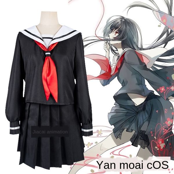 japanese anime costumes costumes & cosplay hell girl cos jk sailor's suit japanese and korean school suit british academy uniform girl, Black
japanese anime costumes costumes & cosplay hell girl cos jk sailor's suit japanese and korean school suit british academy uniform girl, Black