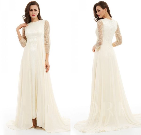 2020 a line evening dresses chiffon and satin jewel lace prom dress 3/4 long sleeves high low formal dresses, Black;red
2020 a line evening dresses chiffon and satin jewel lace prom dress 3/4 long sleeves high low formal dresses, Black;red