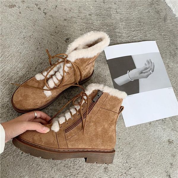 boots new female fashion platform with velvet thickening antiskid white cotton shoes boots in winter, Black
boots new female fashion platform with velvet thickening antiskid white cotton shoes boots in winter, Black