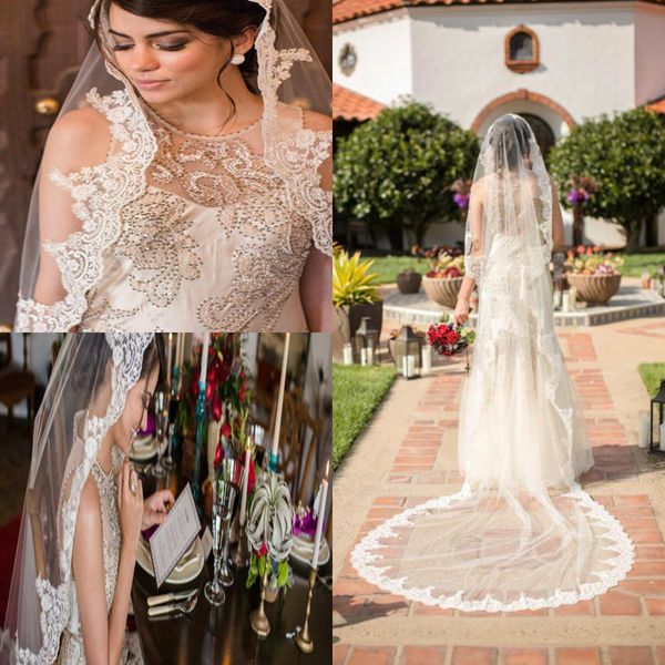 2019 stunning bridal veils custom made charming white ivory champagne lace 2 layers wedding veils with applique comb for wedding dress, Black
2019 stunning bridal veils custom made charming white ivory champagne lace 2 layers wedding veils with applique comb for wedding dress, Black