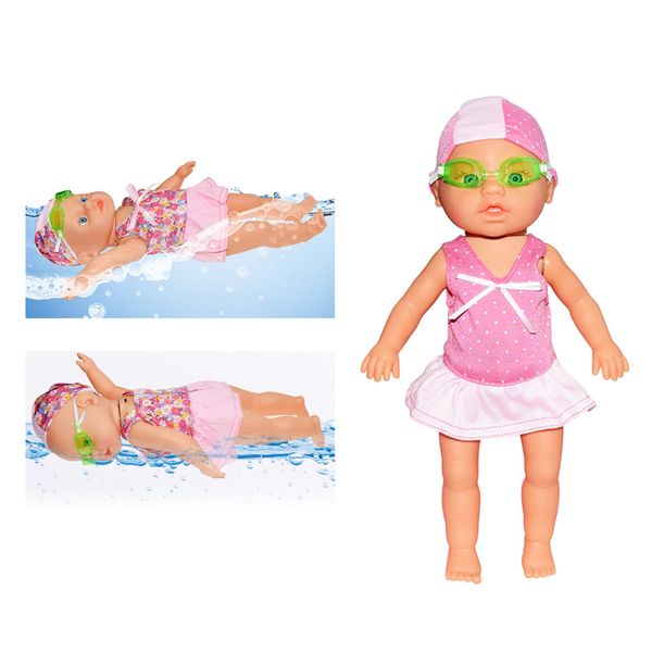 waterproof electric swimming doll, moveable joints bathtub baby for kids birthday gift - battery operated and really swims
waterproof electric swimming doll, moveable joints bathtub baby for kids birthday gift - battery operated and really swims