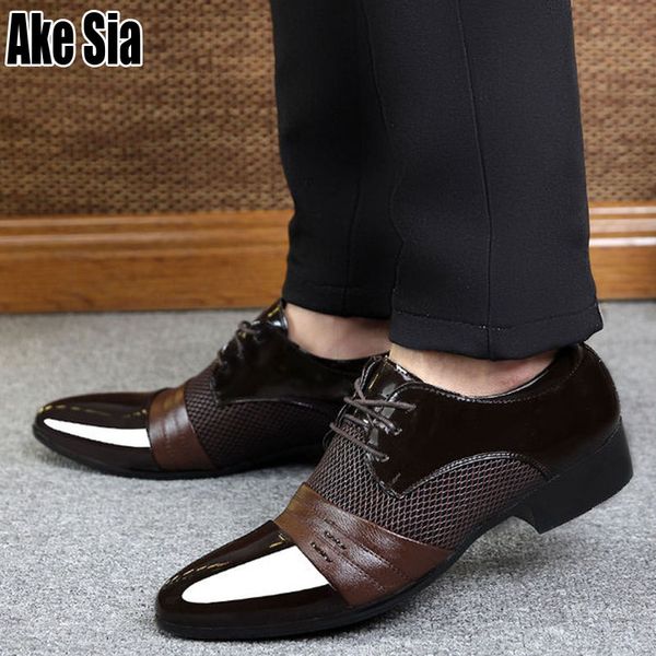 ake sia plus size men male youth patent leather man dress shoes business wedding formal british style hombre oxford shoes a194, Black
ake sia plus size men male youth patent leather man dress shoes business wedding formal british style hombre oxford shoes a194, Black