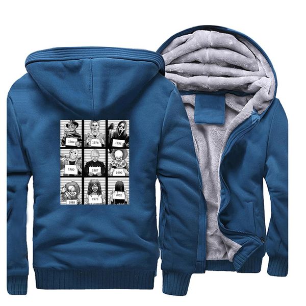 men horror movie print hooded hoodie raglan plus velvet thick sweatshit long-sleeved zipper jacket 2019 fall winter hip hop coat, Black
men horror movie print hooded hoodie raglan plus velvet thick sweatshit long-sleeved zipper jacket 2019 fall winter hip hop coat, Black