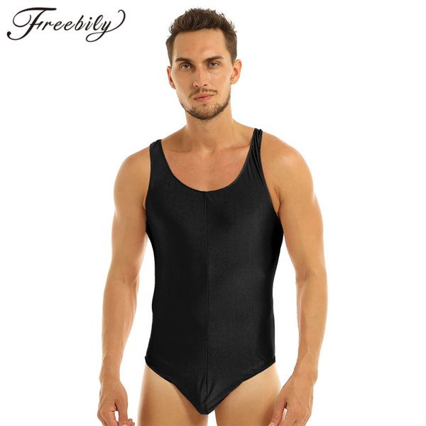 mens swim body suits scoop neck sleeveless stretch smooth leotard bodysuit lingerie bikini thong underwear male one-piece
mens swim body suits scoop neck sleeveless stretch smooth leotard bodysuit lingerie bikini thong underwear male one-piece