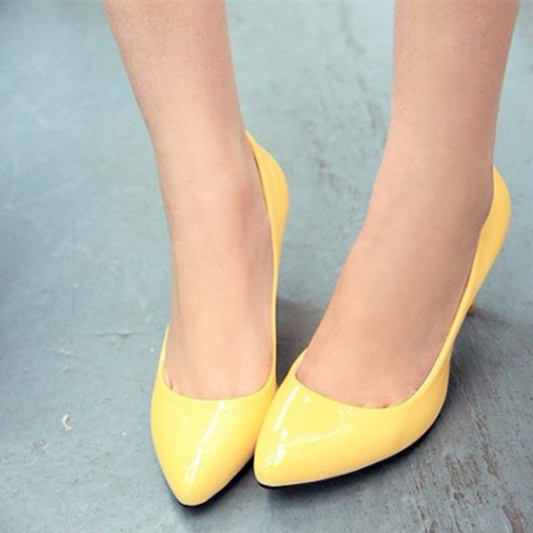 ladies 2.75" plain pointed toe cover heel thin high heel patent leather party office shoes women pumps big size(4-12)girls, Black
ladies 2.75" plain pointed toe cover heel thin high heel patent leather party office shoes women pumps big size(4-12)girls, Black