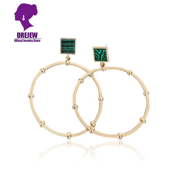 drejew big gold circle geometric statement drop earrings korean green rhinestone women dangle earrings wedding christmas jewelry, Silver
drejew big gold circle geometric statement drop earrings korean green rhinestone women dangle earrings wedding christmas jewelry, Silver