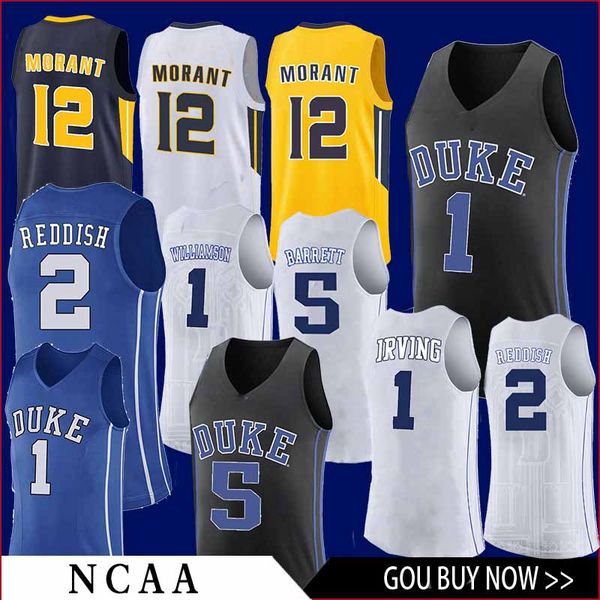 top ncaa 12 morant jersey 2 reddish 1 jrving 5 barrett basketball jersey top quality men
top ncaa 12 morant jersey 2 reddish 1 jrving 5 barrett basketball jersey top quality men