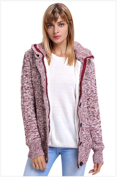 womens knitted coat designer winter loose fleece cardigan sweater fashion womens slim solid color clothing, White;black
womens knitted coat designer winter loose fleece cardigan sweater fashion womens slim solid color clothing, White;black