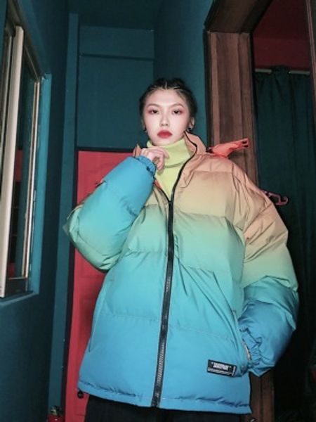 2019 winter new style street original accommodation gradual change hooded warm and thickened female jackets coat coats, Black
2019 winter new style street original accommodation gradual change hooded warm and thickened female jackets coat coats, Black