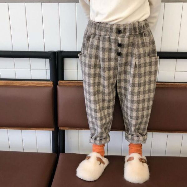 2019 selling girls boys plaid thicken pants autumn winter fashion kids pants 2-7t pq225, Blue
2019 selling girls boys plaid thicken pants autumn winter fashion kids pants 2-7t pq225, Blue