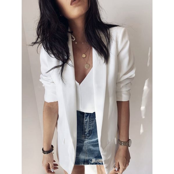 fashion office ladies thin jacket women autumn spring turn-down collar cardigan casual elegant long sleeve solid jackets outwear, Black;brown
fashion office ladies thin jacket women autumn spring turn-down collar cardigan casual elegant long sleeve solid jackets outwear, Black;brown