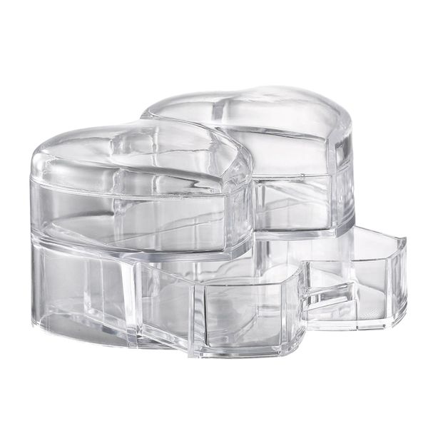 new makeup organizer, heart-shaped cosmetic storage and jewelry display box, great for bathroom, dresser and countertop
new makeup organizer, heart-shaped cosmetic storage and jewelry display box, great for bathroom, dresser and countertop