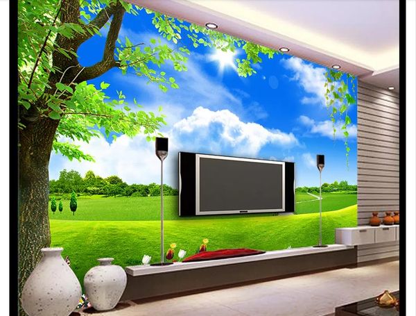 3d custom wall papers home decor p wallpaper blue sky white clouds big tree landscape bedroom living room tv sofa background wall
3d custom wall papers home decor p wallpaper blue sky white clouds big tree landscape bedroom living room tv sofa background wall
