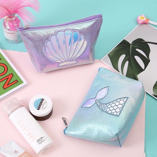 hexagonal case shell pencil cosmetic mermaid clutch laser large storage embroidered student capacity women's bag
hexagonal case shell pencil cosmetic mermaid clutch laser large storage embroidered student capacity women's bag