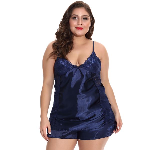 2019 nighty set pijamas moda mulheres lingerie roupa de dormir de cetim maricas menina com decote em v lace pijamas femme, Blue;gray
2019 nighty set pijamas moda mulheres lingerie roupa de dormir de cetim maricas menina com decote em v lace pijamas femme, Blue;gray