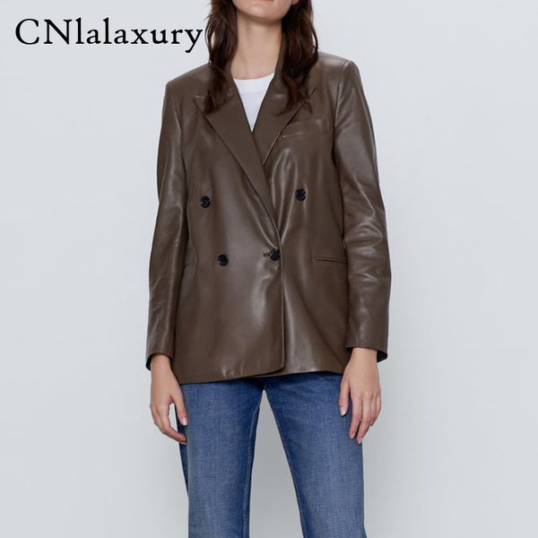 loose pu faux leather blazers women leather jacket coat brand new women's jackets outerwear ladies coats female suit, Black
loose pu faux leather blazers women leather jacket coat brand new women's jackets outerwear ladies coats female suit, Black