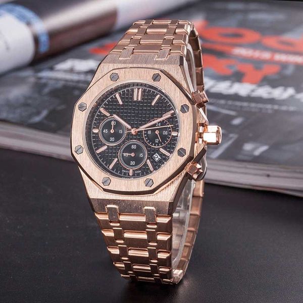 luxury mens watches quartz designer watches brand wristwatch royal oak stainless steel rose gold bezel satch montre de luxe, Slivery;brown
luxury mens watches quartz designer watches brand wristwatch royal oak stainless steel rose gold bezel satch montre de luxe, Slivery;brown