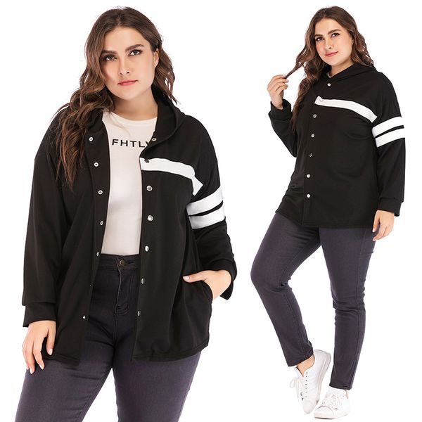 plus size women coat fashion ladies zipper hoodie hooded sweatshirt coat casual slim casual polyester sweatshirt outerwear, Black;brown
plus size women coat fashion ladies zipper hoodie hooded sweatshirt coat casual slim casual polyester sweatshirt outerwear, Black;brown