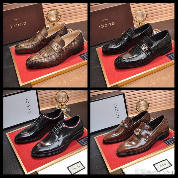 18ss leather men dress shoes winter elegant designers shoes men formal spring autumn pointed toe shoes madad, Black
18ss leather men dress shoes winter elegant designers shoes men formal spring autumn pointed toe shoes madad, Black