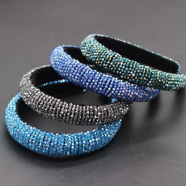 new baroque fashion colorful crystal flannel headband prom show travel gift hair accessories 682, Golden;white
new baroque fashion colorful crystal flannel headband prom show travel gift hair accessories 682, Golden;white