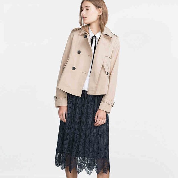 spring coat 2016 jaqueta feminina plus size europe classic british style loose swing coat double-breasted lapel jacket l411, Black;brown
spring coat 2016 jaqueta feminina plus size europe classic british style loose swing coat double-breasted lapel jacket l411, Black;brown