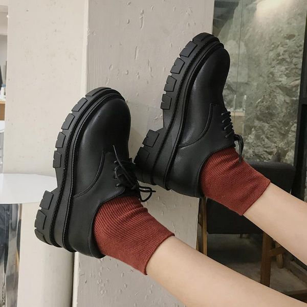 japanese new small shoes 2020 harajuku style platform shoes fashion simple british style women's, Black
japanese new small shoes 2020 harajuku style platform shoes fashion simple british style women's, Black
