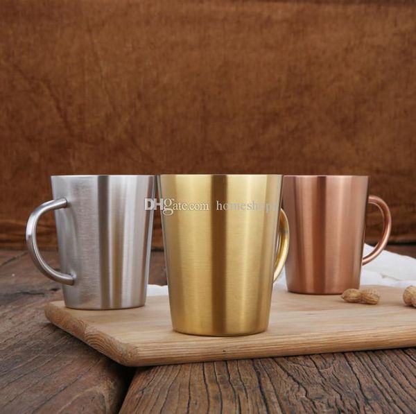 new 304 stainless steel double-decker coffee cup creative water cup heat insulation and anti-scalding household appliances beer cup
new 304 stainless steel double-decker coffee cup creative water cup heat insulation and anti-scalding household appliances beer cup