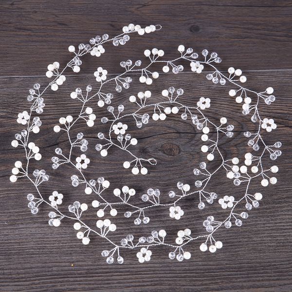 fashion 115 cm long hair vine bridal headband pearls wedding hair jewelry accessories headwear women handmade headbands, Golden;white
fashion 115 cm long hair vine bridal headband pearls wedding hair jewelry accessories headwear women handmade headbands, Golden;white