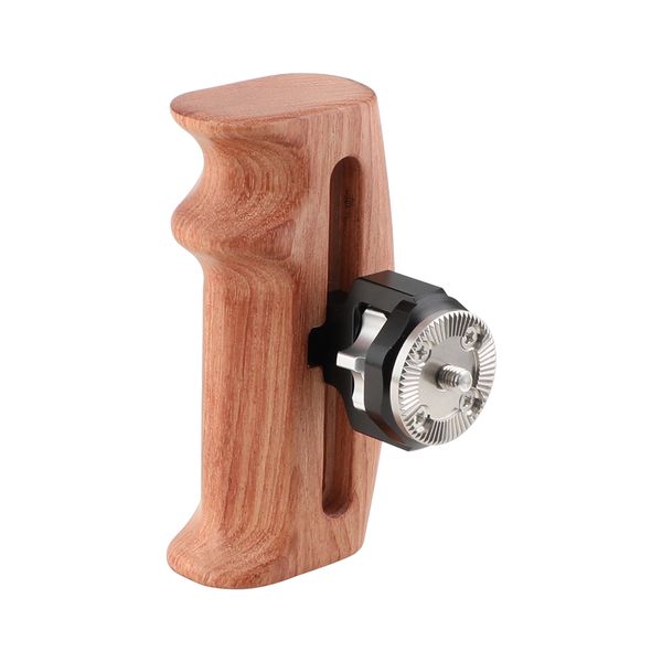 camvate adjustable wooden handgrip with rosette mount m6 thumbscrew connection for dlsr camera cage kit (either side) item code: c2348
camvate adjustable wooden handgrip with rosette mount m6 thumbscrew connection for dlsr camera cage kit (either side) item code: c2348