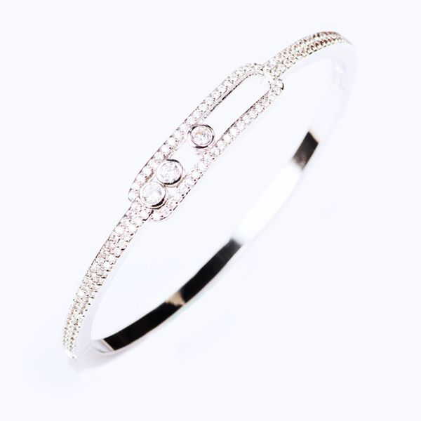 the first jewelry u - shaped round bead bracelet with zircon fashion opening luxury bracelet series, Black
the first jewelry u - shaped round bead bracelet with zircon fashion opening luxury bracelet series, Black