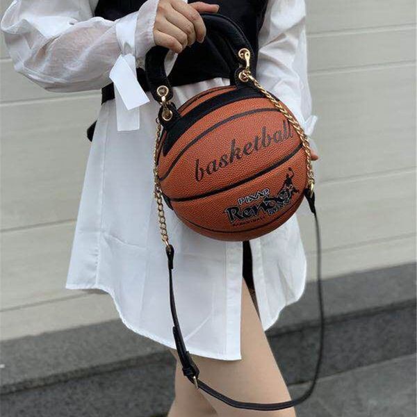 personality women round bag basketball shape creative stripe contrast color shoulder messenger bag chain pouch crossbody bags
personality women round bag basketball shape creative stripe contrast color shoulder messenger bag chain pouch crossbody bags