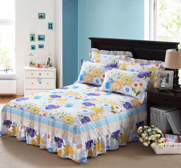 pastoral flowers twin full queen size cotton 1pcs bed skirt bedspread mattress protective cover bed skirt home & garden
pastoral flowers twin full queen size cotton 1pcs bed skirt bedspread mattress protective cover bed skirt home & garden