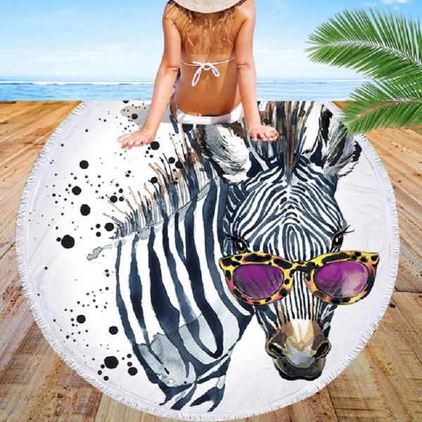 zebra print round beach towel india national microfiber fringe living room wall hanging tapestry plush yoga mat
zebra print round beach towel india national microfiber fringe living room wall hanging tapestry plush yoga mat