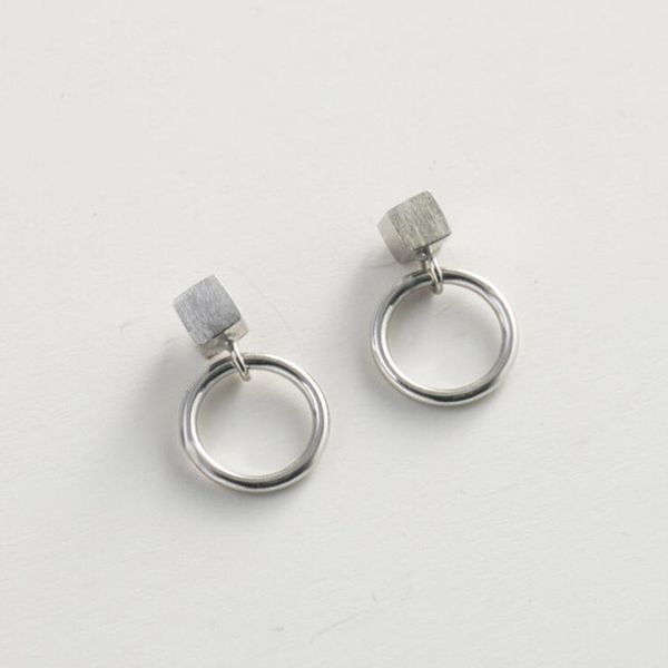 real 925 sterling silver square round stud earrings for women statement korean fashion earring party gifts jewelry, Golden;silver
real 925 sterling silver square round stud earrings for women statement korean fashion earring party gifts jewelry, Golden;silver