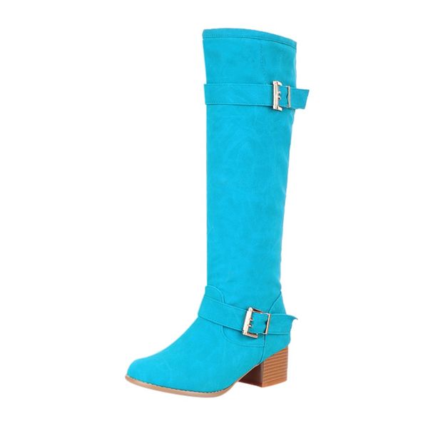 sagace shoes winter women boots solid strap slip-on shoes square heel round toe boots fashion over the knee for women, Black
sagace shoes winter women boots solid strap slip-on shoes square heel round toe boots fashion over the knee for women, Black