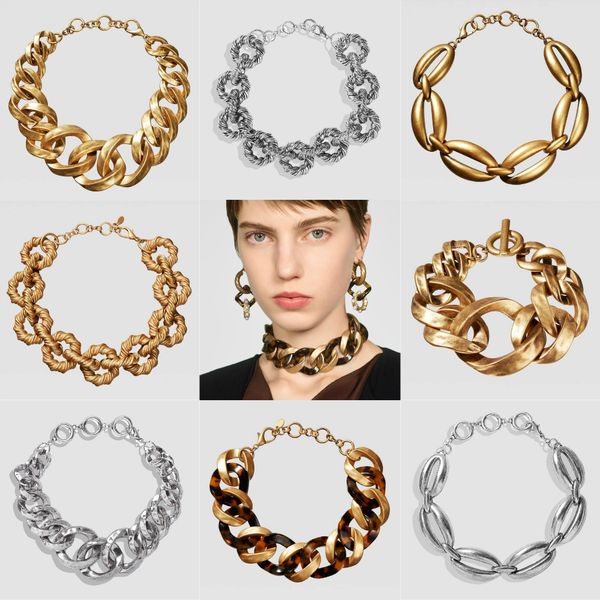 girlgo elegant metal twist choker necklace for women vintage bright crystal maxi chain necklace trendy party gifts jewelry, Golden;silver
girlgo elegant metal twist choker necklace for women vintage bright crystal maxi chain necklace trendy party gifts jewelry, Golden;silver