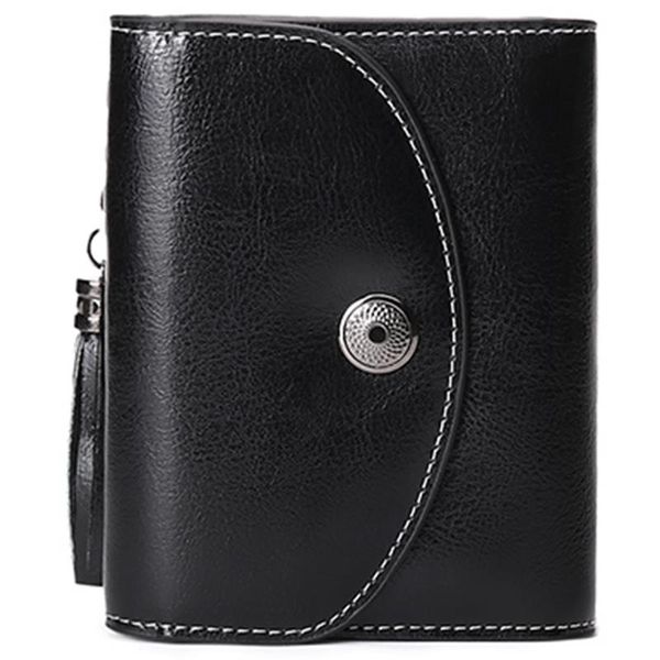 jhd-sendefn new vintage short leather wallet women mini tassel ladies wallet famale small 3 folding quality coin purse, Red;black
jhd-sendefn new vintage short leather wallet women mini tassel ladies wallet famale small 3 folding quality coin purse, Red;black