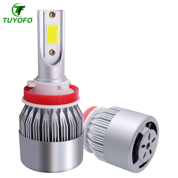 tuyofo 2pcs h7 led hi low beam lamps h4 h11 h8 car headlight bulb h19005 9006 6000k turbo led lights cob chip auto headlamp kit
tuyofo 2pcs h7 led hi low beam lamps h4 h11 h8 car headlight bulb h19005 9006 6000k turbo led lights cob chip auto headlamp kit