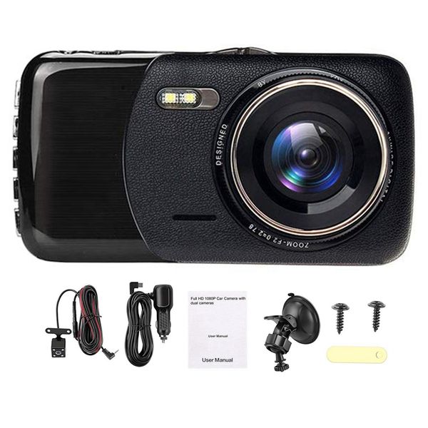dual dash cam car dashboard camera recorder fhd 1080p driving loop recording 4 inch ips screen 170 degree wide angle wdr parking
dual dash cam car dashboard camera recorder fhd 1080p driving loop recording 4 inch ips screen 170 degree wide angle wdr parking