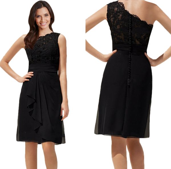modest inweddingdress mother of the bride dresses one shoulder sleeveless lace beaded mother dresses knee length formal evening gowns, Black;red
modest inweddingdress mother of the bride dresses one shoulder sleeveless lace beaded mother dresses knee length formal evening gowns, Black;red
