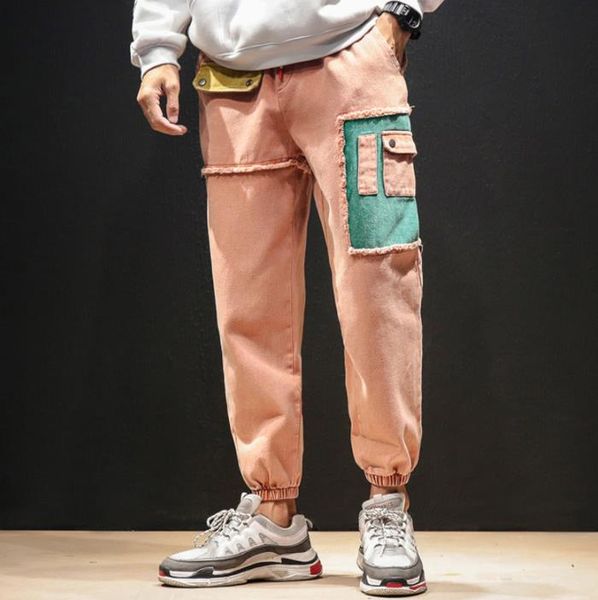 patch multi-pocket personality trousers mens pants harem pant mens feet trousers fashion pantalon homme street novelty, Black
patch multi-pocket personality trousers mens pants harem pant mens feet trousers fashion pantalon homme street novelty, Black