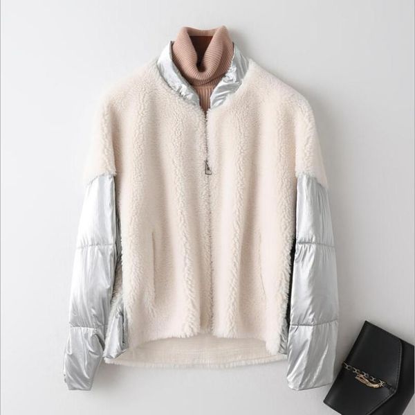 winter coat women new sheep shear coat women's composite fur stitch faux fur fashion casual faux jacket, Black
winter coat women new sheep shear coat women's composite fur stitch faux fur fashion casual faux jacket, Black