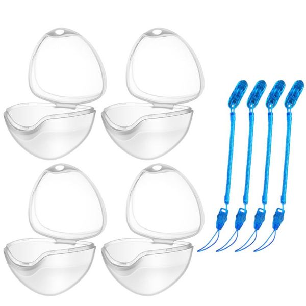 4pcs portable transparent pacifier storage boxes clip nipple containers baby infant toddler pacifier cases with 4 ropes
4pcs portable transparent pacifier storage boxes clip nipple containers baby infant toddler pacifier cases with 4 ropes